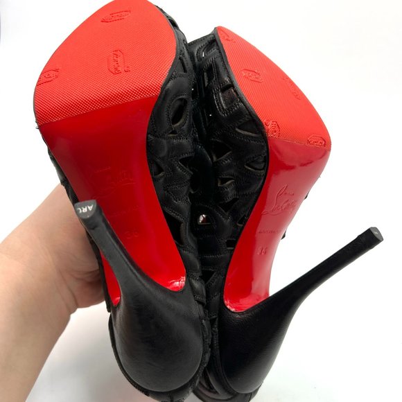 🌷❤️🔥SPRING SALE 🔥 FINAL PRICE🌷Christian Louboutin Let Me Tell You Boots 36 - Picture 6 of 7